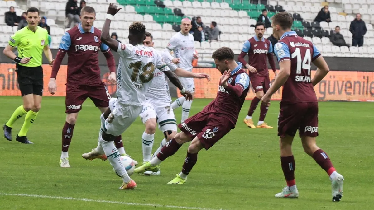 Trabzonspor, Konya’da 90+10’da yıkıldı! Bordo-mavililerin deplasman hasreti sürdü…