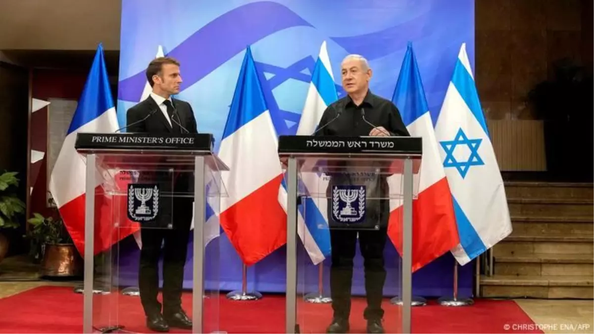 Macron: Gazze’deki Çile Sona Ermeli