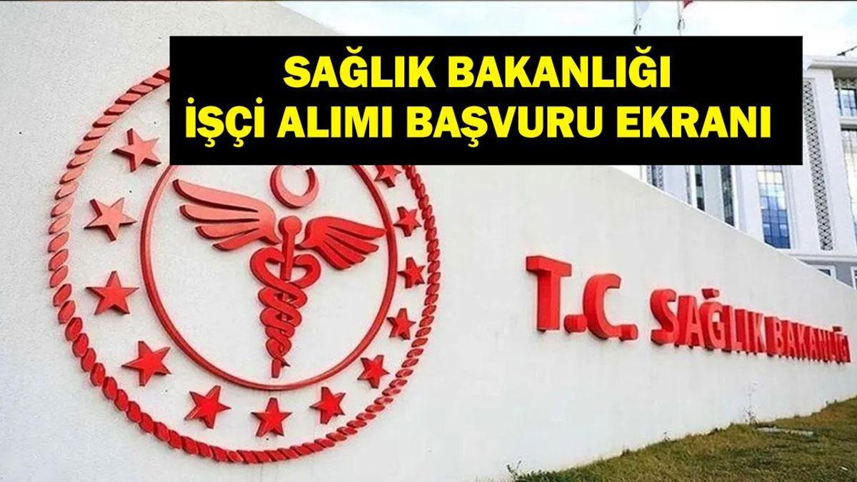 SAĞLIK BAKANLIĞI İŞÇİ ALIMI BAŞVURULARI: Sağlık Bakanlığı İşçi Alımı 2025 Başvurusu Nasıl Yapılır? esube.iskur.gov.tr Başvuru Ekranı